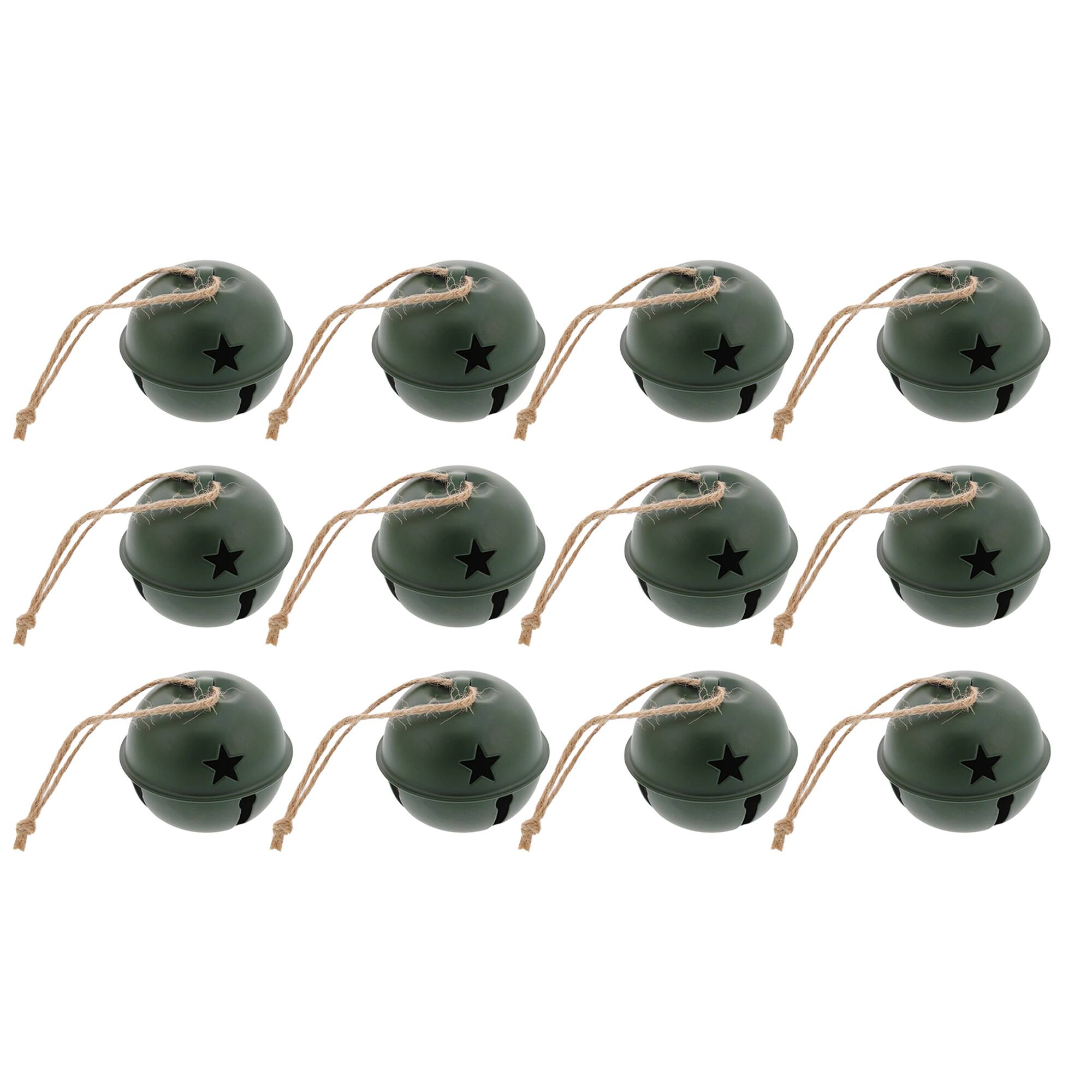 Haute Decor 12ct. 2" Jingle Bell Ball Ornaments